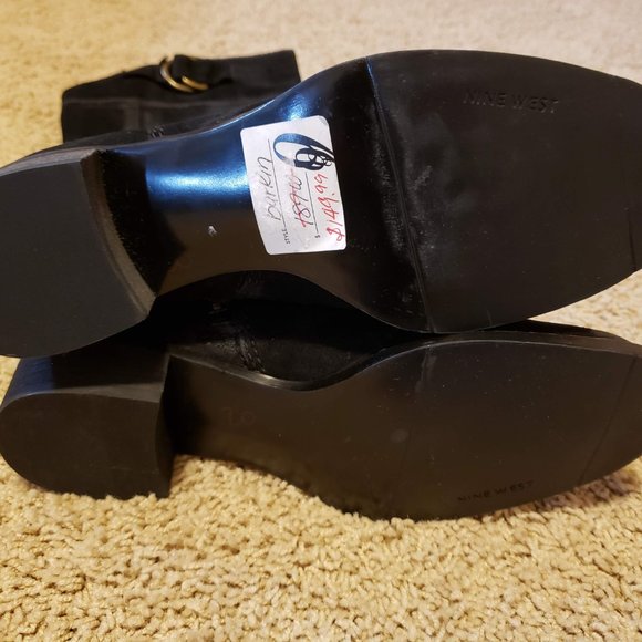 Nine West Barkin Calf Leather Boot NEW sz 6.5 - Picture 2 of 3